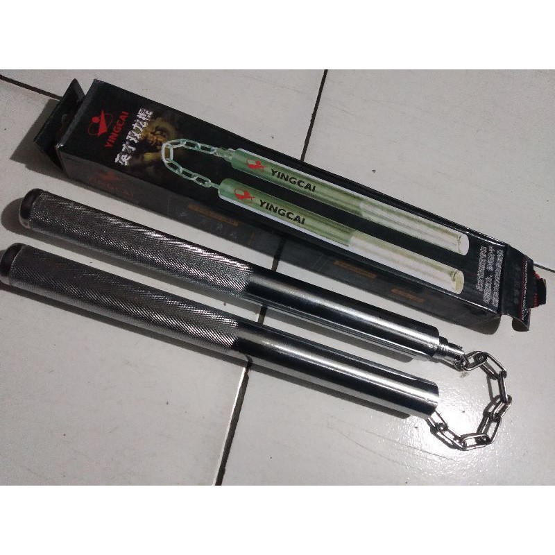 Double Stick Nunchaku Besi Stainless
