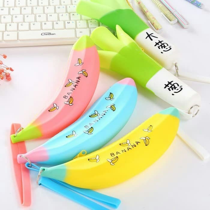 

Hadir Tempat Pensil Pisang Bahan Silicon Tempat Koin Pisang Berkualitas