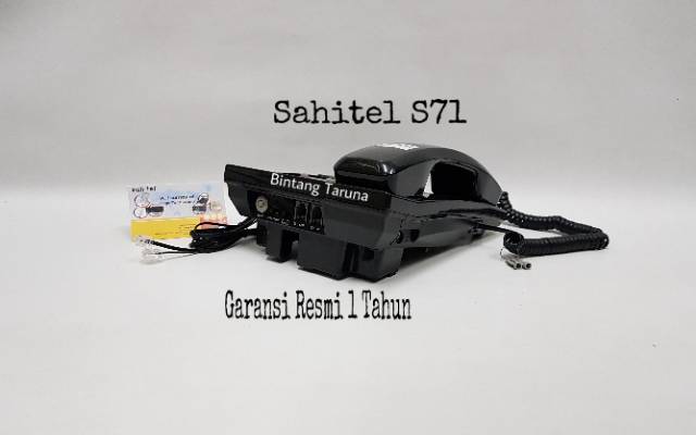 Telepon Kabel Sahitel S71 Telepon Sahitel S-71 (Hitam)