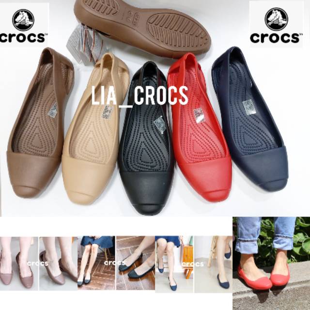 CROCS WANITA SIENNA FLAT Wanita / SEPATU CROCS siena