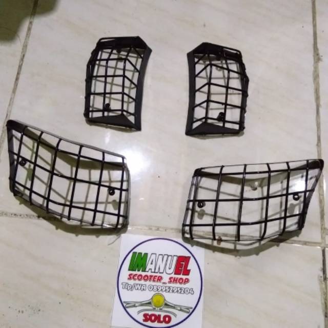 TERMURAH  Grill lampu sein vespa EXCEL penutup lampu sein vespa excel