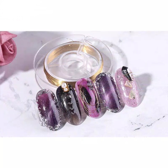 Kawat hiasan kuku nail art decoration