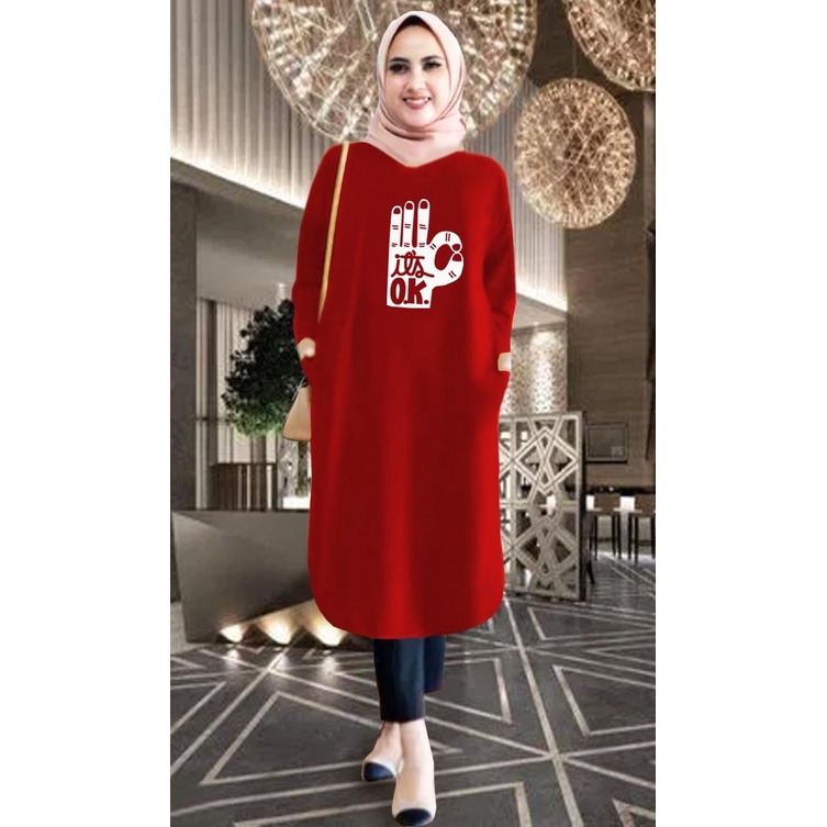 Tunik wanita / tunik murah / tunik kekinian / tunik panjang / tunik import / tunik jumbo