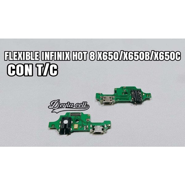 FLEXIBEL KONEKTOR CHARGER CON CAS TC INFINIX HOT 8 X650 FLEXIBLE MIC