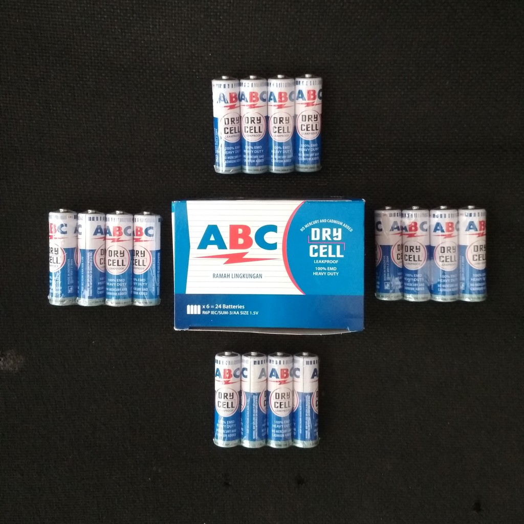 Jual Baterai Abc Biru Aa A Pcs Shopee Indonesia