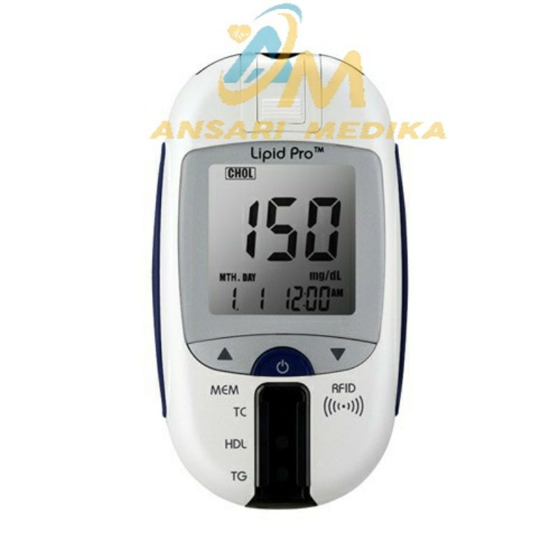 LIPID PRO ALAT TC TG HDL METER ALAT TEST GULA DARAH KOLESTEROL LIPIDPRO