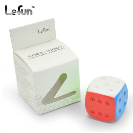 Rubik 2x2 Lefun stickerless dadu dice unik yonjun termurah