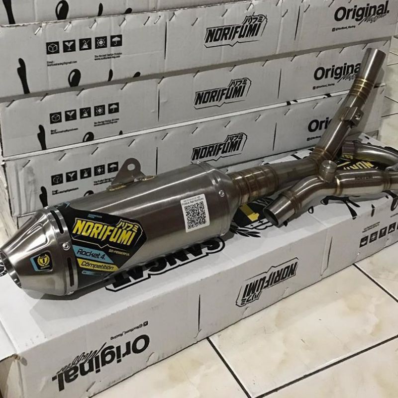 KNALPOT NORIFUMI ROCKET 4 KOMPETISI LOGO BARU