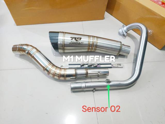 Knalpot Racing R9 H2 Fullsystem Ninja 250 RR Mono Ninja 250 SL