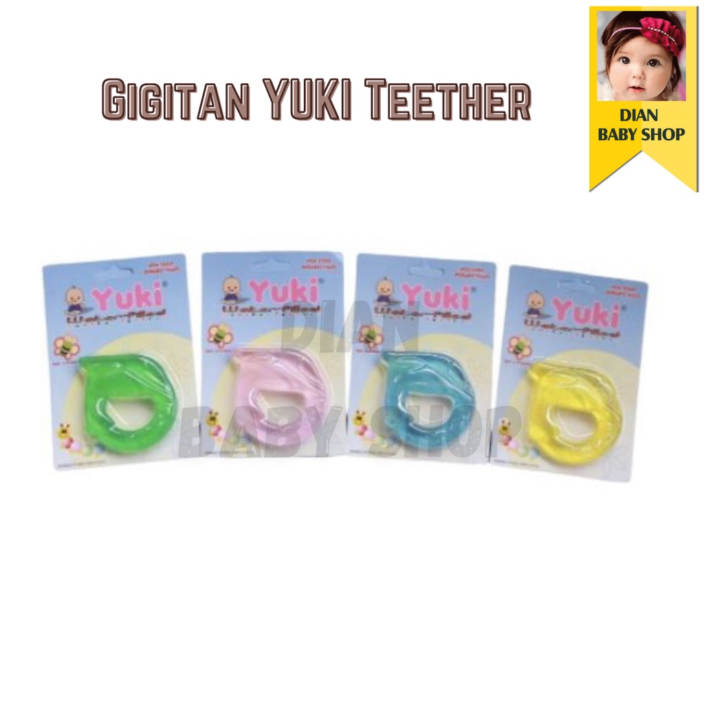 YUKI Water Filled - Soother Teether -Mainan Gigitan Bayi .