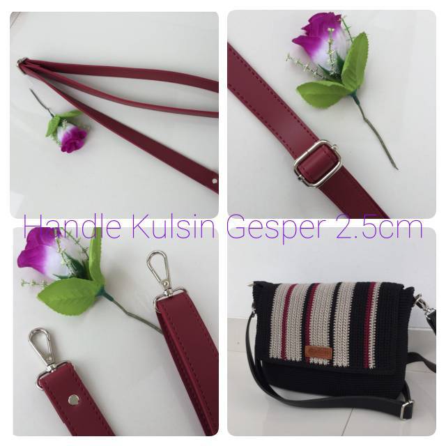 Asesoris tas handle tas model gesper 2.5cm
