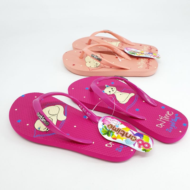 Sandal Jepit Anak ONTIME SLEEPY &amp; FLAMINGO TEEN (31-35)