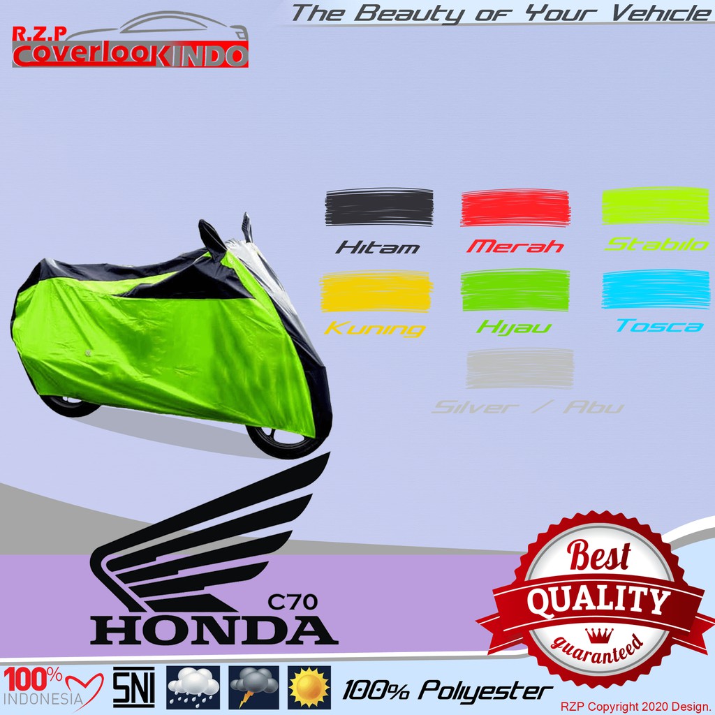 MANTEL MOTOR C70 COVER MOTOR C70 SELIMUT MOTOR C70 BERKUALITAS