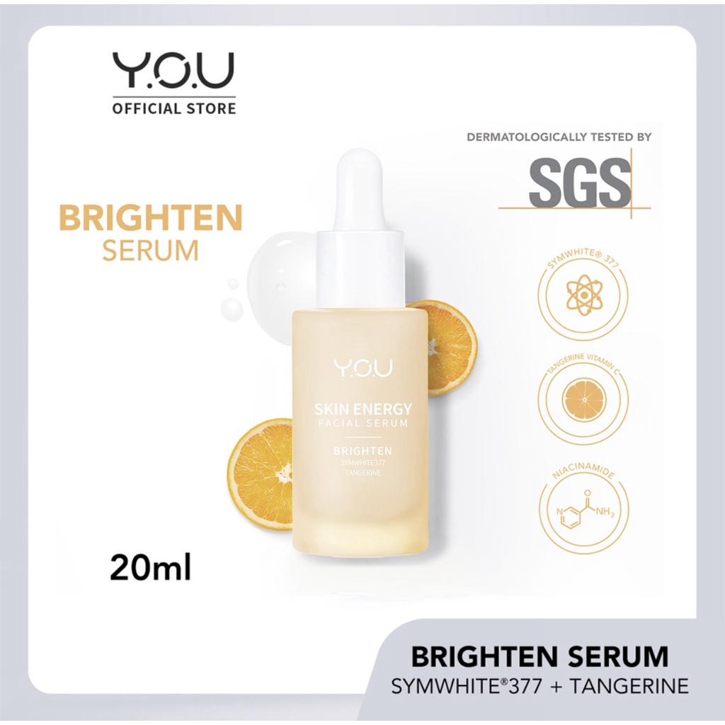 YOU Skin Energy Symwhite 377+Niacinamide Maximum Brighten Facial Serum / Soothe / Hydrate / Balance / Firm Serum