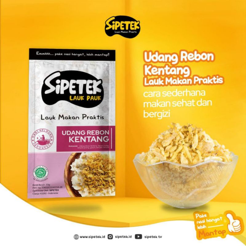 

si petek udang rebon