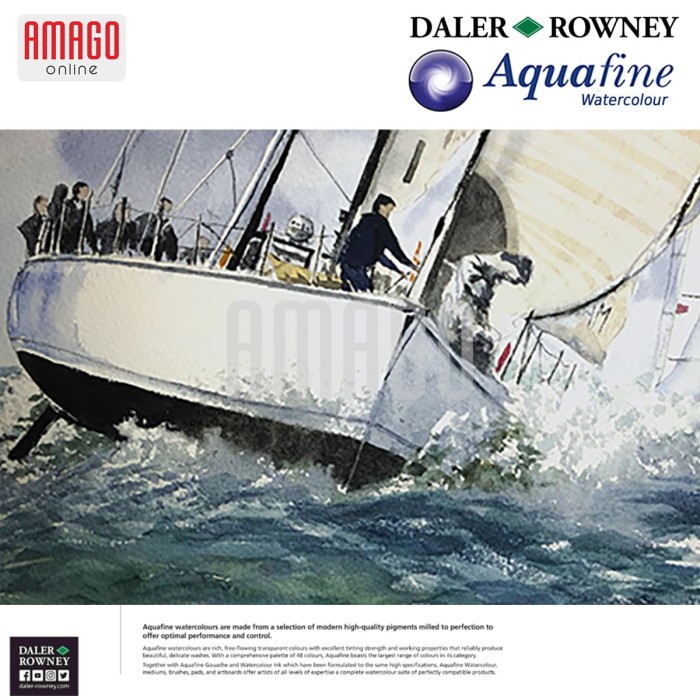 

Sale!!! Daler-Rowney - Aquafine Watercolour 8 Ml - Lamp Black - 131008035 Bagus
