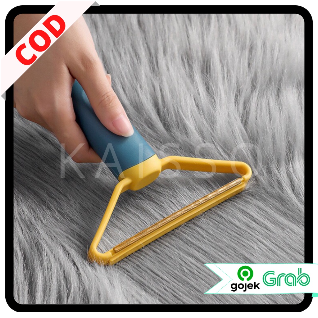 KAISSO - ALAT PEMBERSIH SERAT BULU KAIN PAKAIAN | SIKAT PENGHILANG BULU HEWAN ANIMAL PET HAIR | SIKAT PENGHILANG BULU | SIKAT BULU | CLEANING DUST FUR BRUSH PETS HANDLE BRUSH SOFA BED CLEANER | SIKAT PEMBERSIH DEBU SOFA BULU BAJU