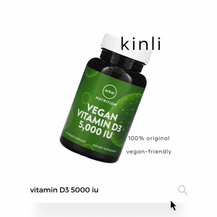 MRM vitamin D3 5000 iu 60 capsules vegan friendly immune system