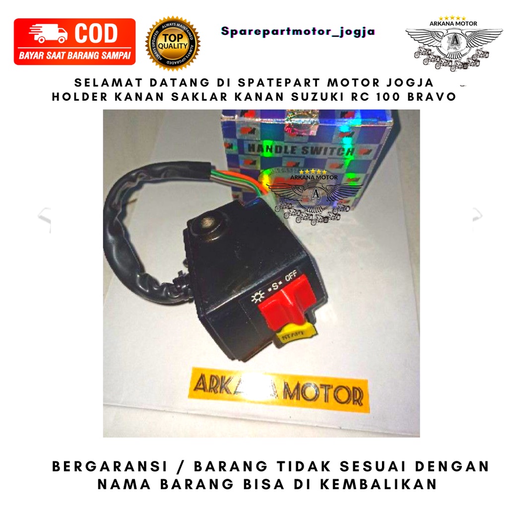 Holder Kanan Saklar Kanan Suzuki RC 100 Bravo