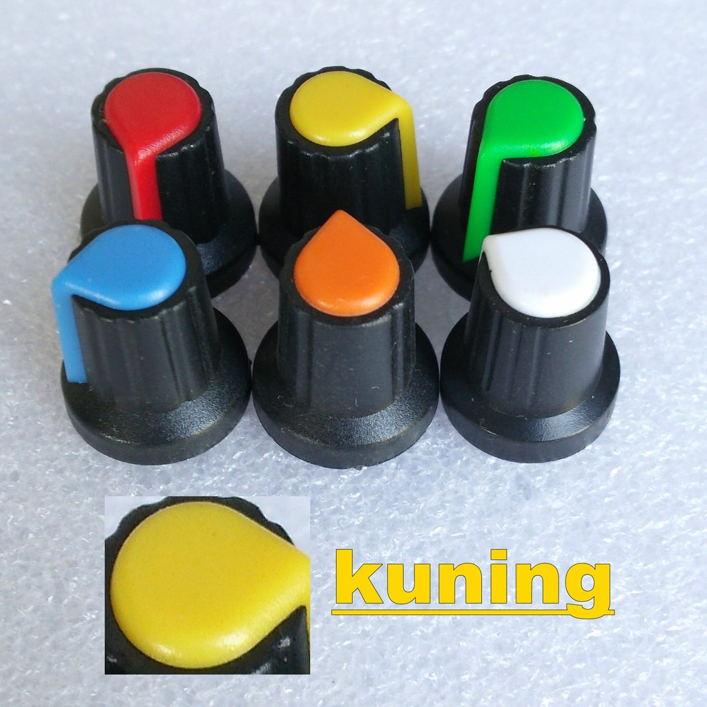 Knob Potensiometer Warna Kuning