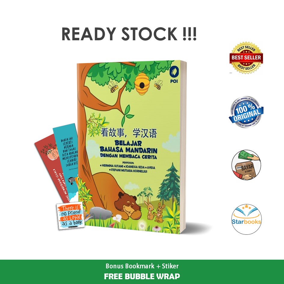 Buku Belajar Bahasa Mandarin Dengan Membaca Cerita - Obor