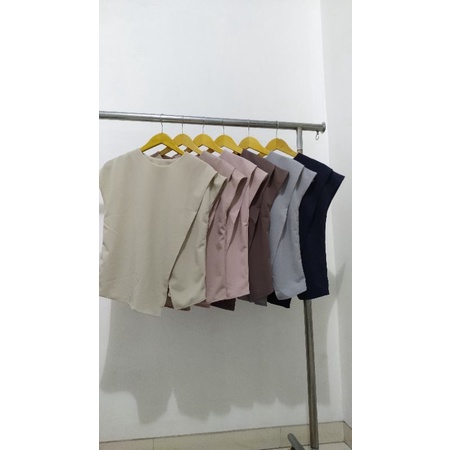 [INSTYLEBYSURI] Atasan Wanita/KARINA BLUS SCUBA-B20007