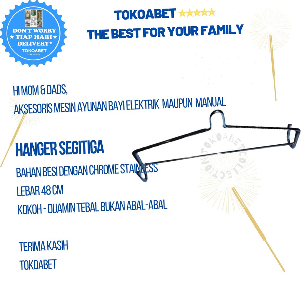 Hanger Ayunan Bayi / Segitiga Ayunan Bayi Manual maupun Mesin Ayunan Elektrik #tokoabet