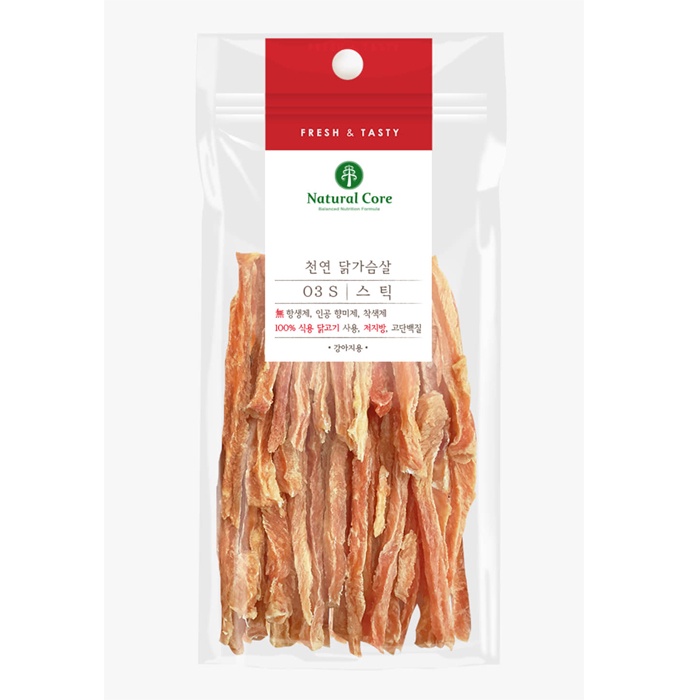 Natural Core Chicken Breast Stick - Dog Jerky Snack Cemilan Anjing Pet