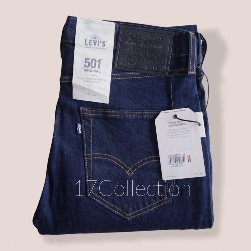 Celana Levis 501 Selvedge Original 00501-2853 free kaos polos