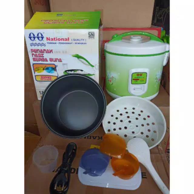 RICE COOKER/MAGIC COM 1.8 LITER MERK NATIONAL QQ