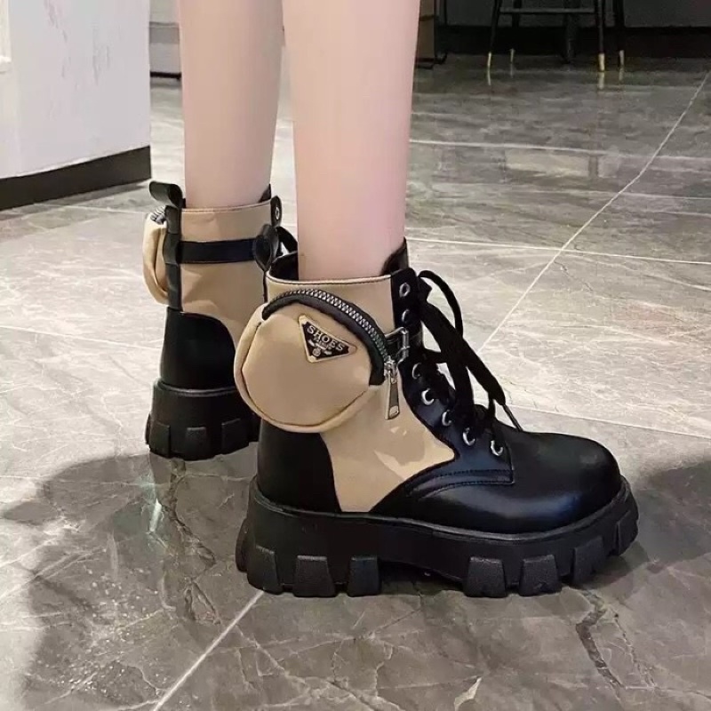 BT70 SEPATU BOOTS IMPORT WANITA KOREA BTS BRITISH MARTIN INGGRIS