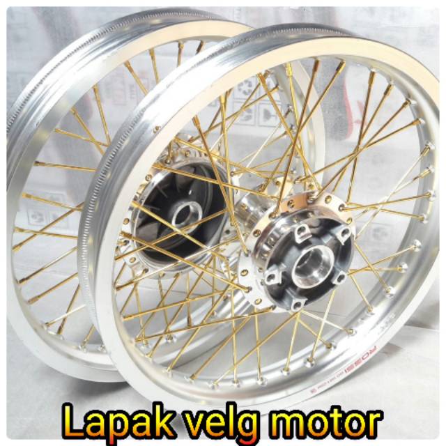 Velg Vixion old ring v rossi uk 160-185x17 WM silver