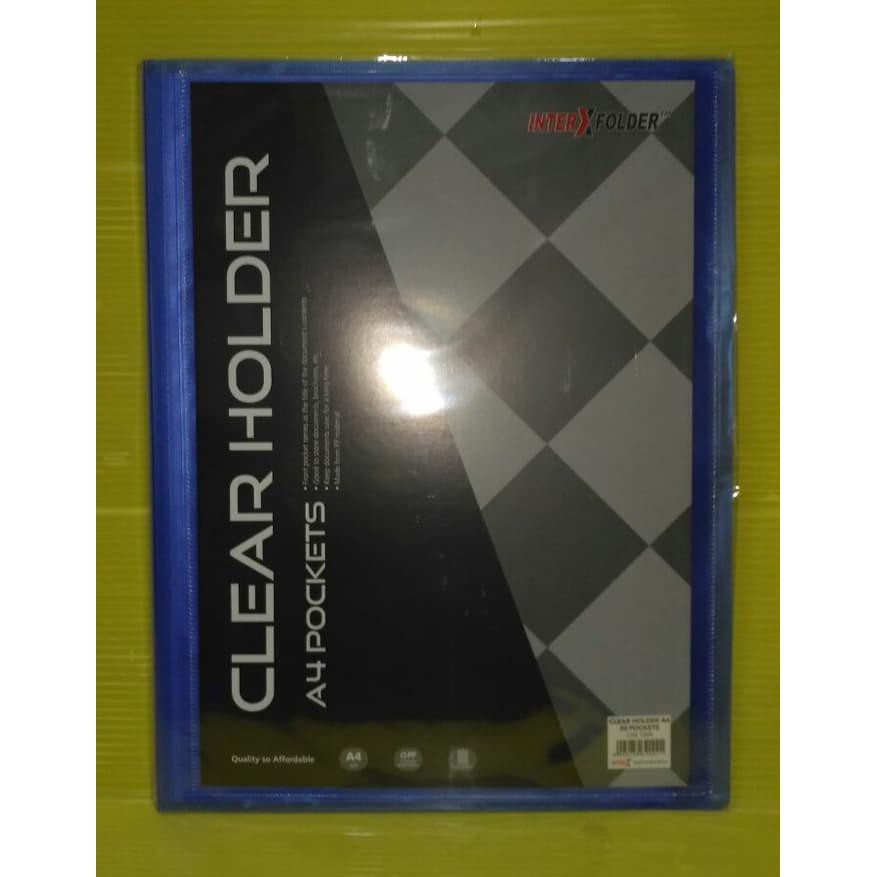 

Termurah Inter X Clear Holder A4 20 Lembar Biru | Display Book A4 20 Lembar Offic