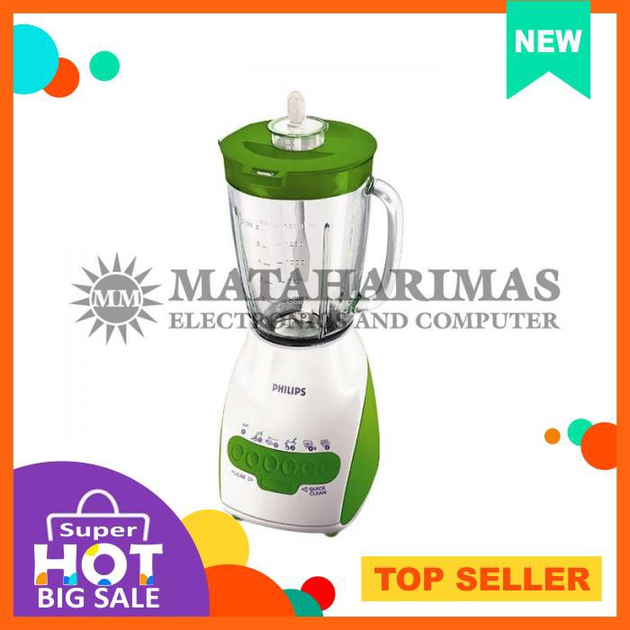 Blender Philips Hr-2116 , Blender Kaca - Merah - Peralatan Dapur - Blender & Juicer