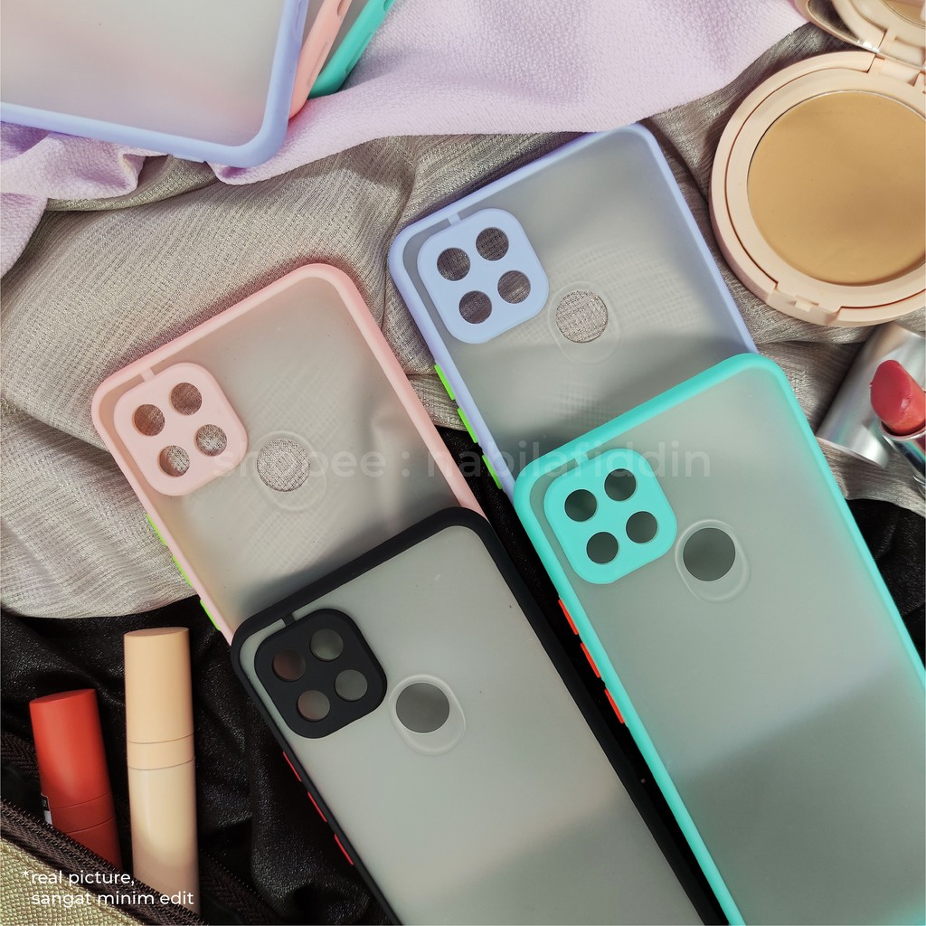 Case Pastel Realme 8 pro C20 C11 2021 C21 C25 C25s Hard Case Pastel