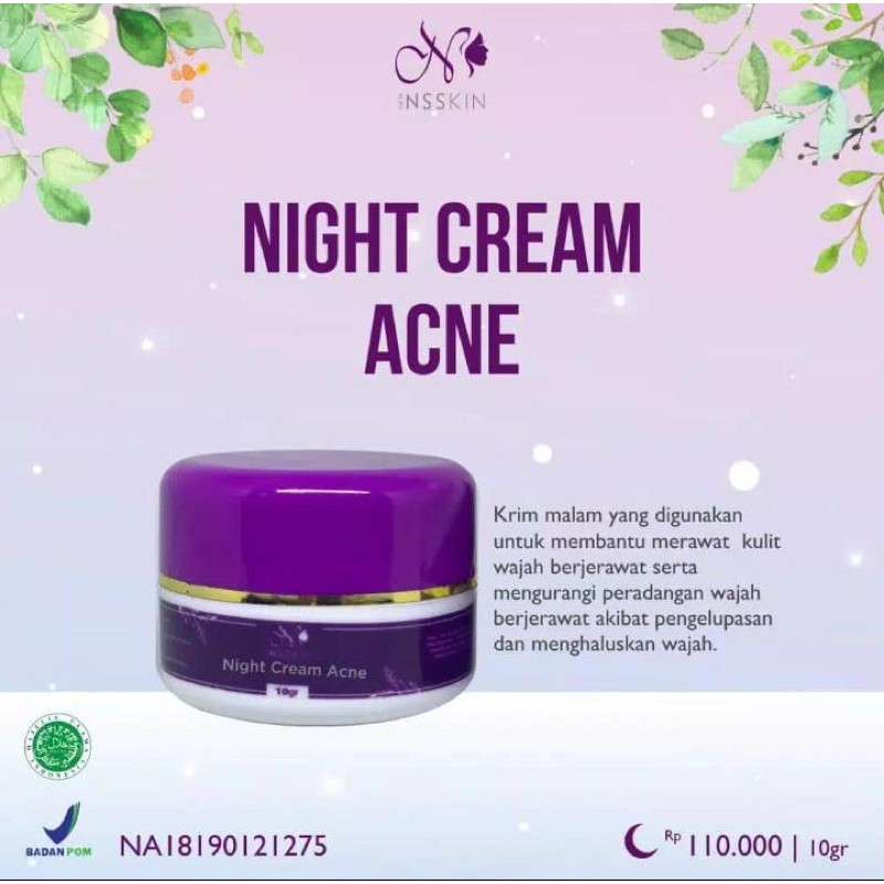 night cream acne new ns skin