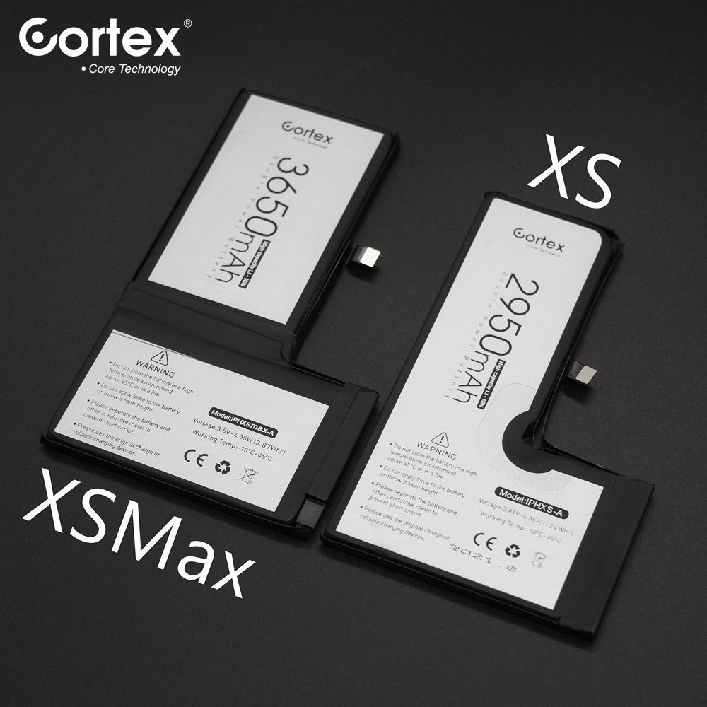 Cortex Baterai XR XS XSMax 11 11ProMax 12Mini 12 12Pro 12ProMax SE2020 Double Power Battery High Capacity Batre Batrai