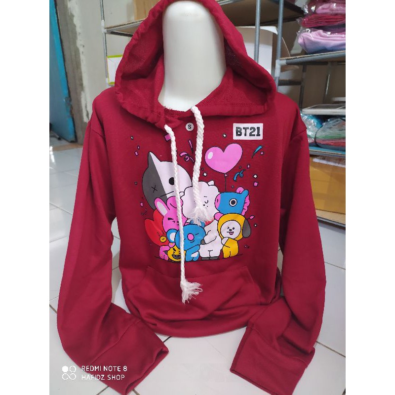 sweater hoodie anak bts bt21