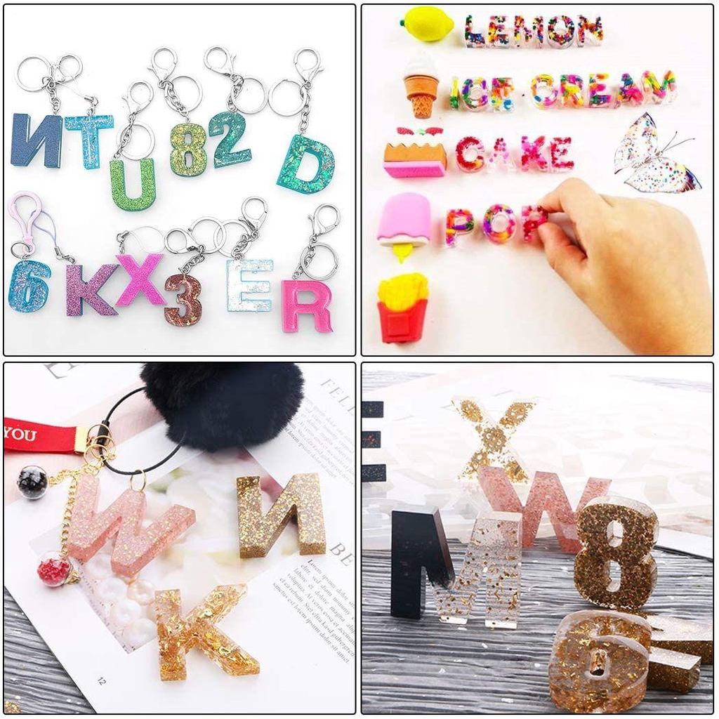 Top Resin Cetakan Kristal Alat Membuat Perhiasan Handmade Craft Keychain Mold