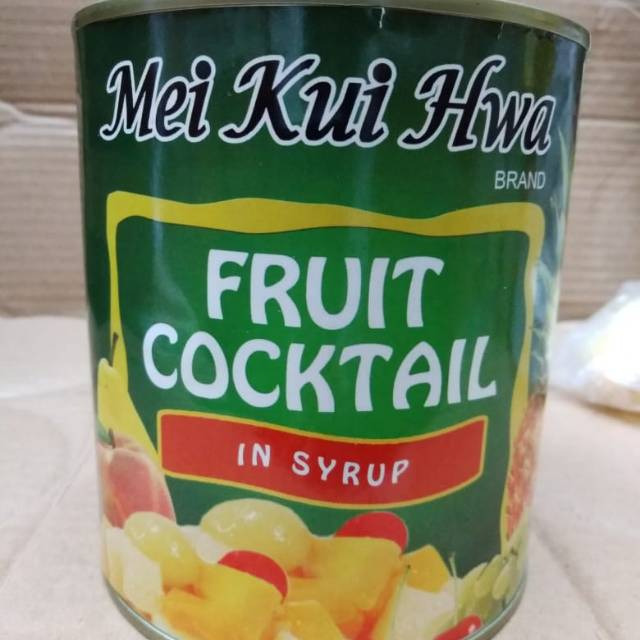 

Fruit Cocktail Canned Mei Kui Hwa – Buah Campur dalam Sirup 825gr