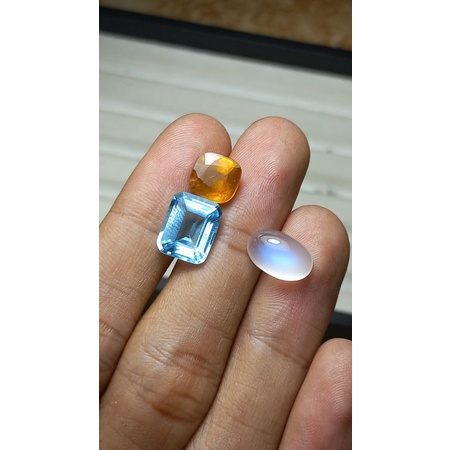 Natural Topas Natural Yellow safir Natural Moonstone Ceylon