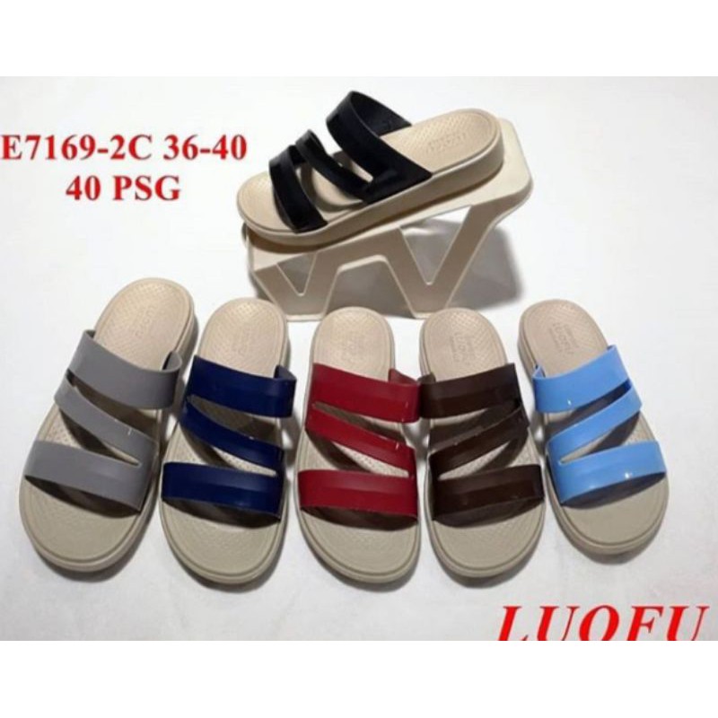 Sendal luofu wanita itu/sandal wanita model baru merk luofu