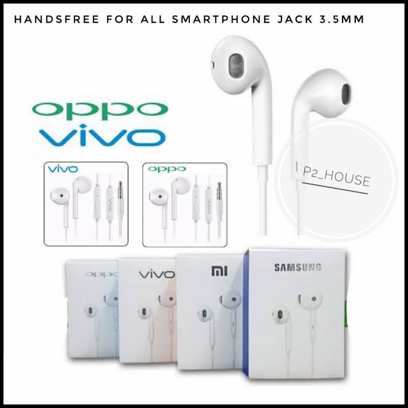 Handsfree / Headset Earphone iPhone / Vivo / Oppo ORIGINAL