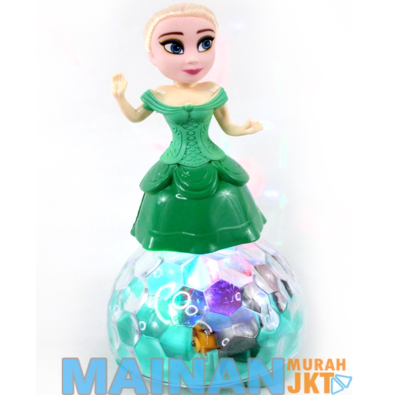 MAINANKEI AINAN ANAK MURAH DISNEY FROZEN DAPAT MENARI BK624A BONEKA FROZEN MENARI DAN MUSIK