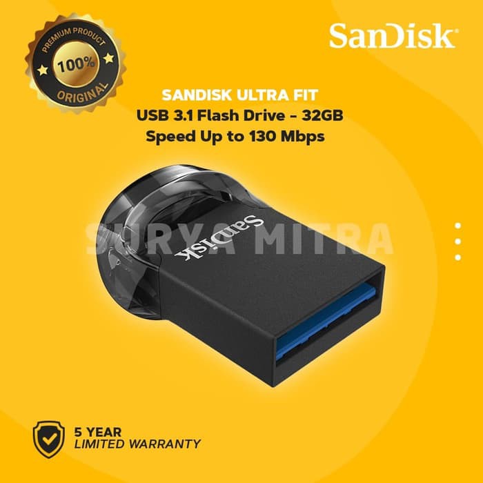 Flashdisk Sandisk Ultra Fit CZ430 32GB 3.0