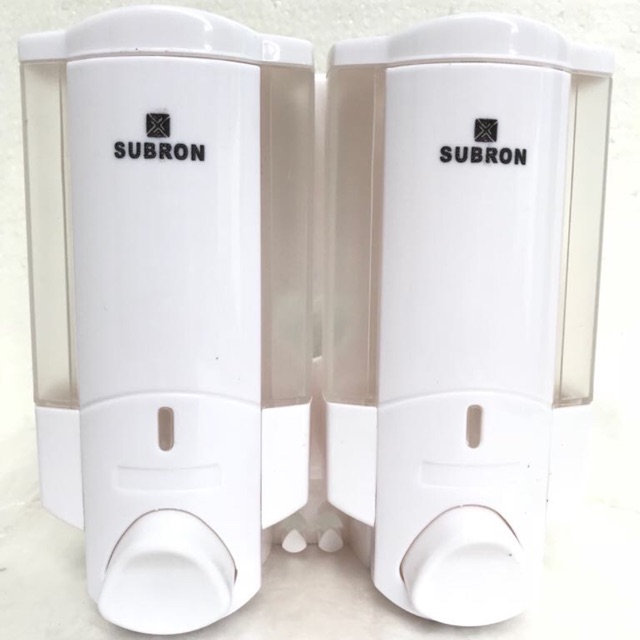 Soap dispenser single double tempat sabun cair plastik tebal 200ml /200ml*2 / 400ml s801/s804