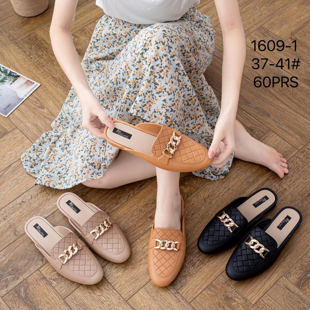 Sandal Jelly 1607 - S / SALE Sandal Selop Flat Import DAVINA