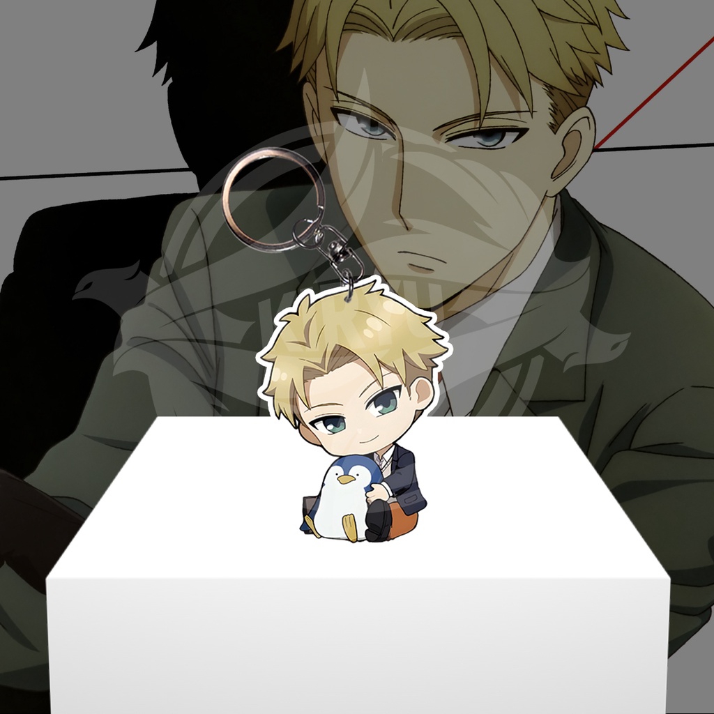 Gantungan Kunci Gantungan HP Anime Spy x Family Loid Forger - Ganci Akrilik - Keychain Acrylic