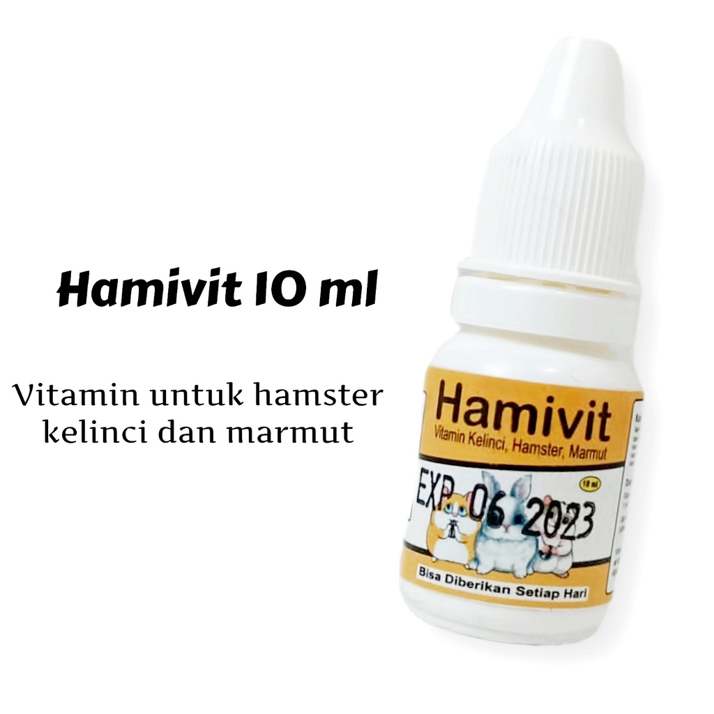 HAMIVIT 10ml / Vitamin Hamster Kelinci &amp; Marmut Murah