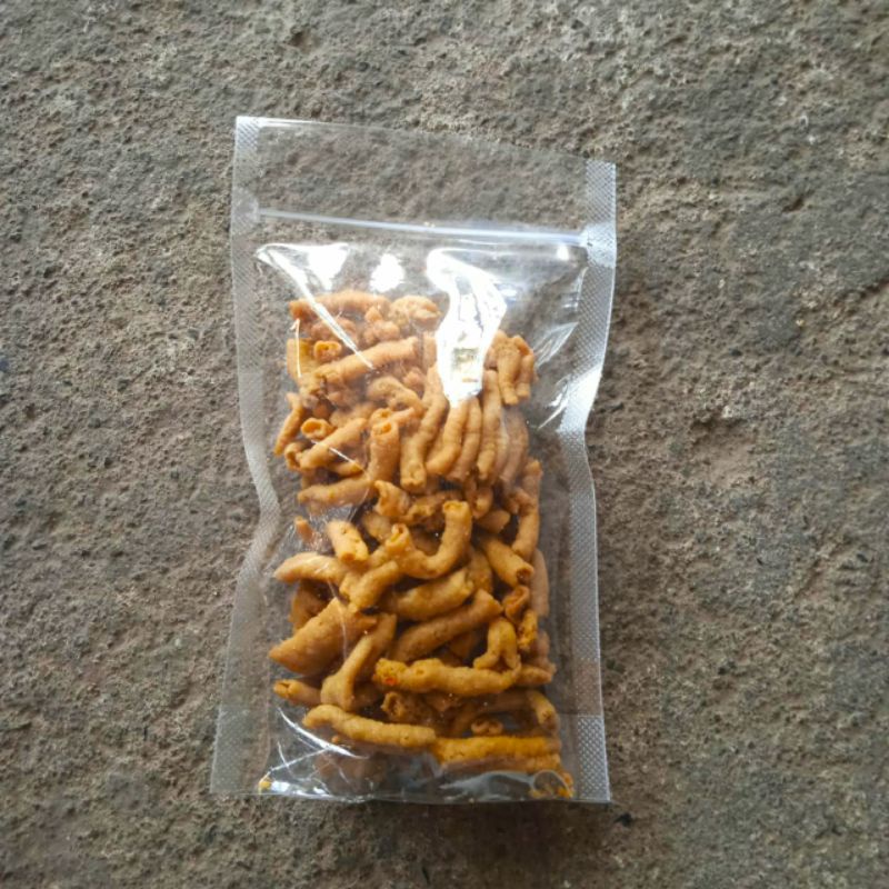 

Keripik Usus Original / Pedas Daun Jeruk